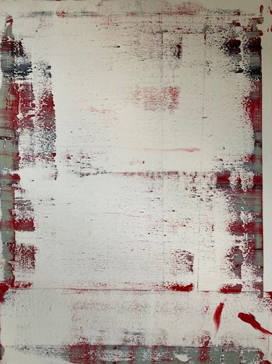 "Taubenblauherzrot" Diptychon 1 und 2