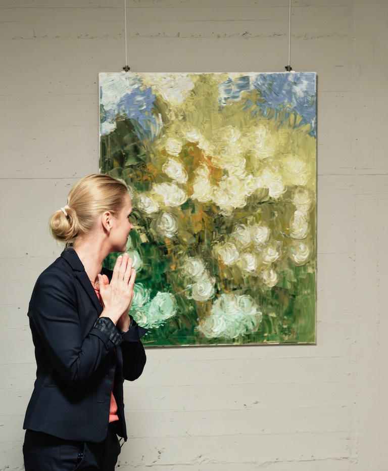 Impressionen zur Vernissage Entfaltung