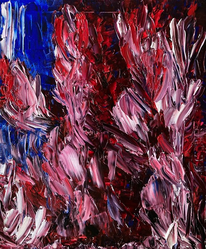 Copyright by Jana Schönheit Öl auf Leinwand abstrakte Malerei zeitgenössische Kunst