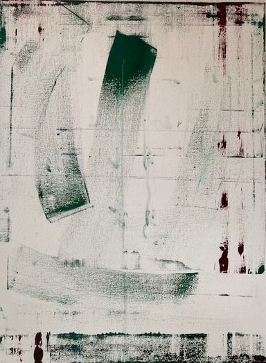 "Waldgründunkelrot" - Diptychon 1 und 2