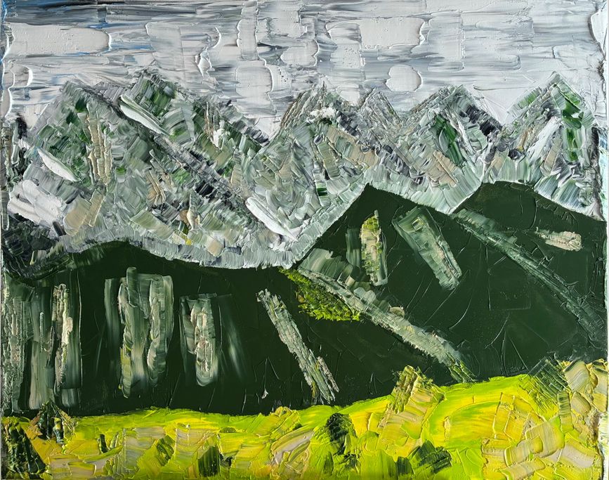 Copyright by Jana Schönheit Öl auf Leinwand abstrakte Malerei zeitgenössische Kunst